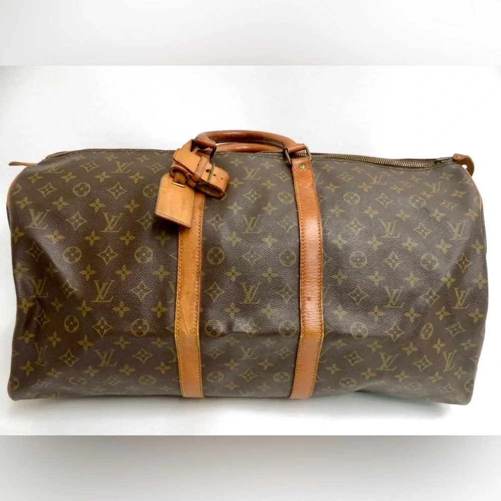 Louis Vuitton Monogram Duffle Boston Bag Keepall 55